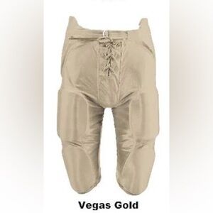 Kids Football Padded Pants in Vegas Gold